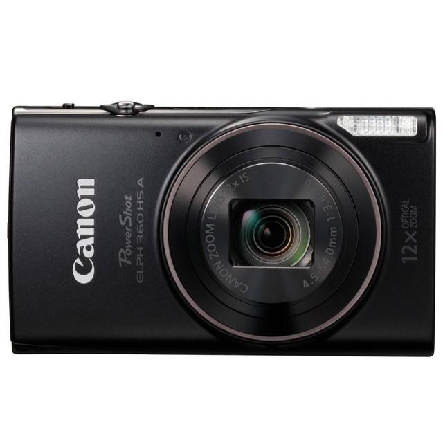 Canon PowerShot ELPH 360 HS A Digital Camera (Black)