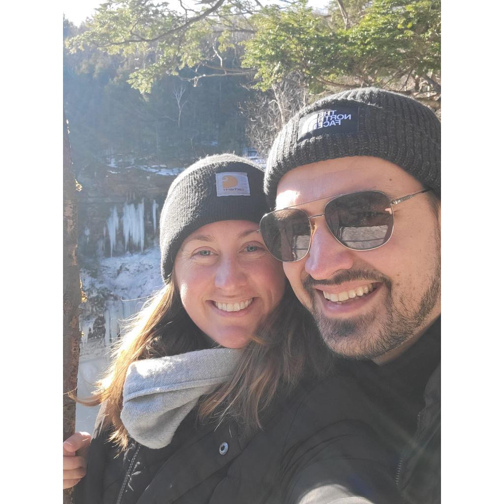 NYE winter hike at Hunter Mountains
