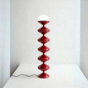 Gourd Floor Lamp- Deep Red