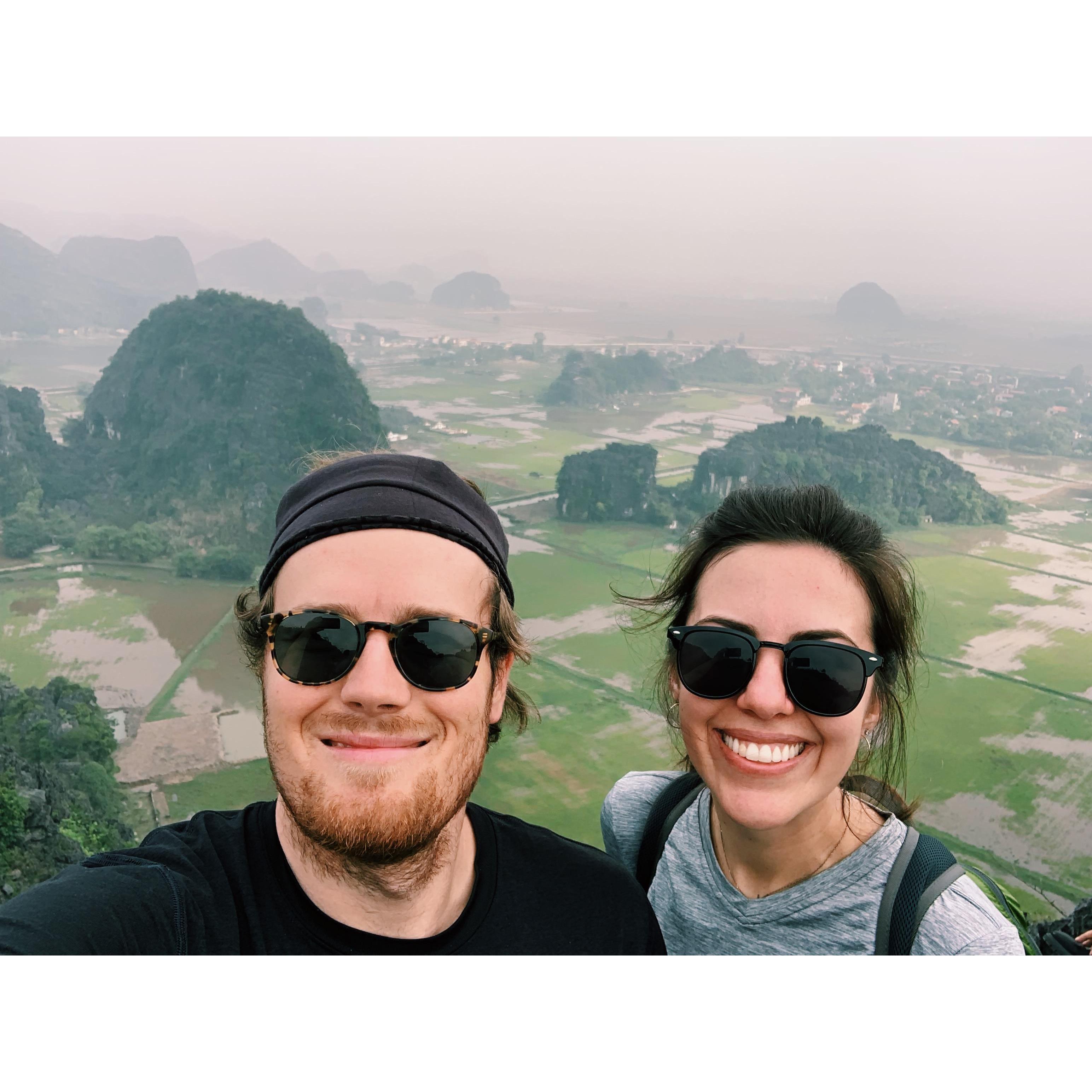 Hiked all the way up some stairs to get this picture (and to see the views).
