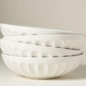 The Latte Stoneware Pasta Bowls, Set of 4: Amelie Edition