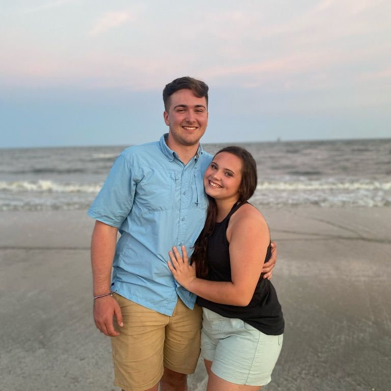 Our first trip to the beach together