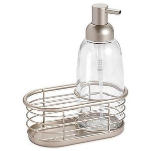 InterDesign® Forma Dish Soap Pump Caddy in Satin