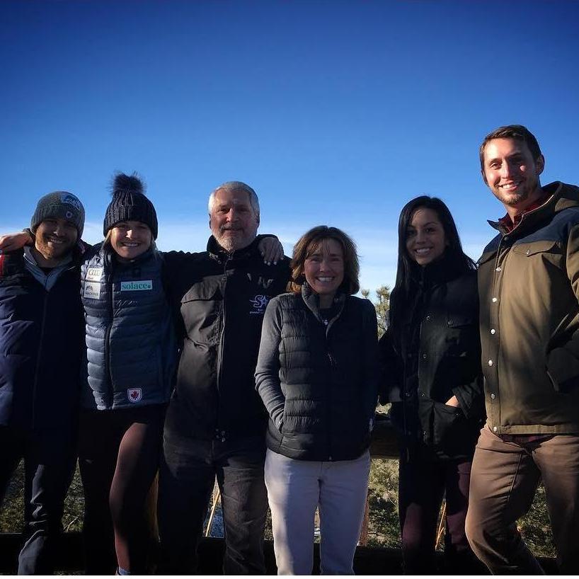 MK's family enjoying Christmas in Denver, Colorado.