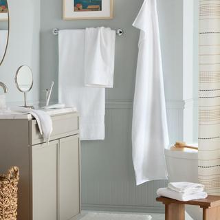 Everyday Dobby 6-Piece Border Bath Towel Set