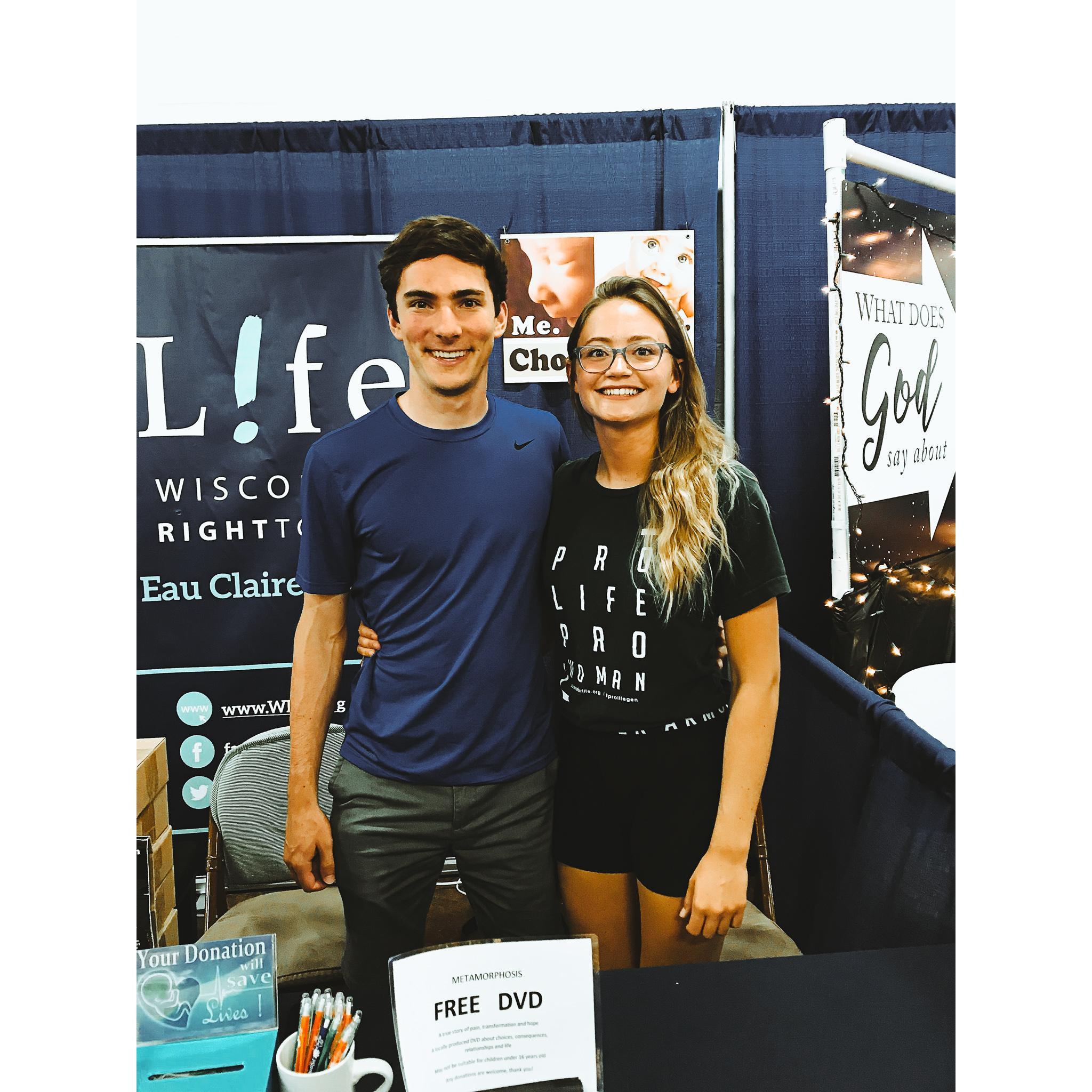 Northern Wisconsin State Fair // Pro-Life Booth