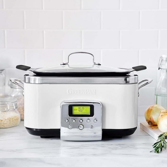 GreenPan™ Slow Cooker 6-Qt., Cloud Cream