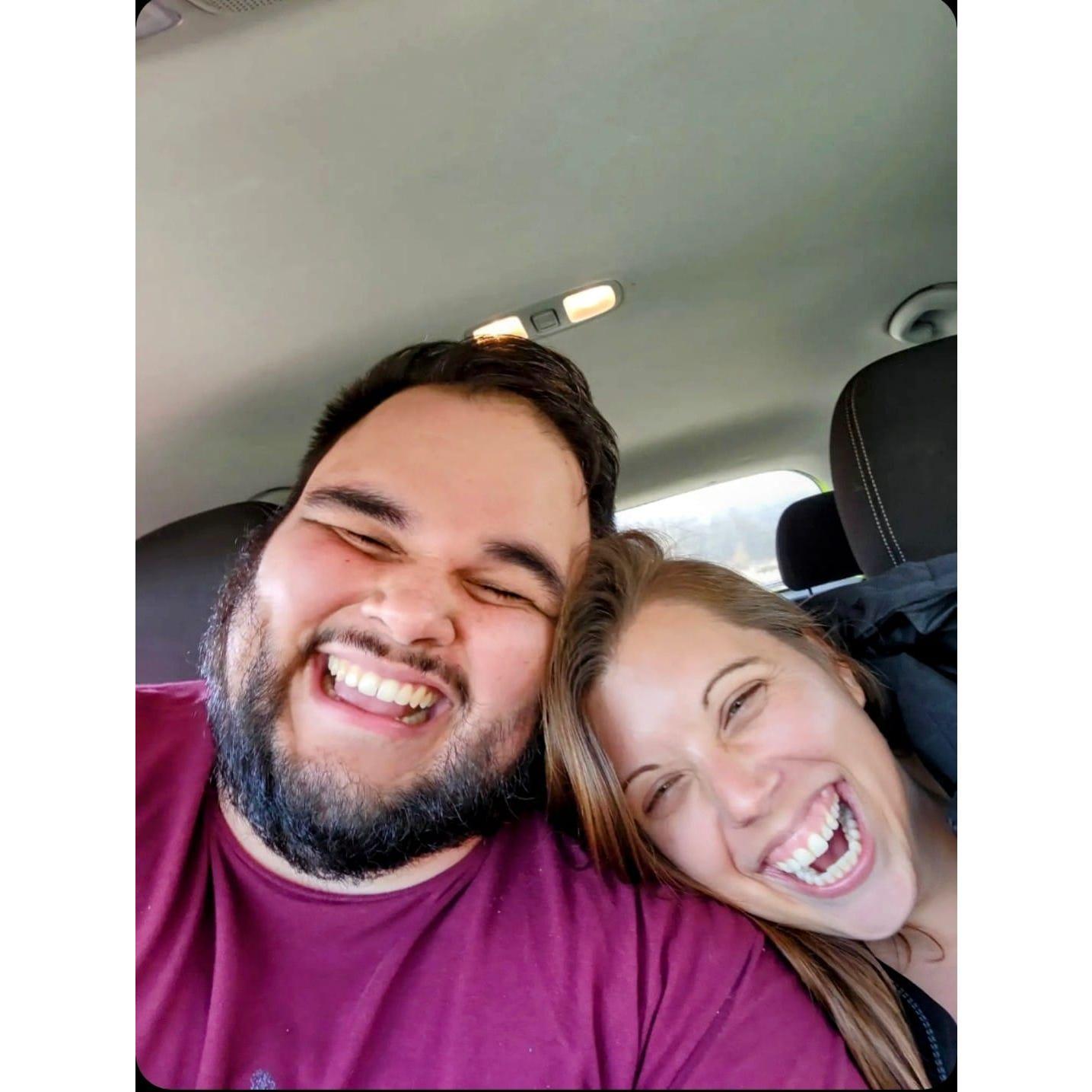 Our official, "we are a couple," photo. We became a for sure deal on the 20th of February, 2023.