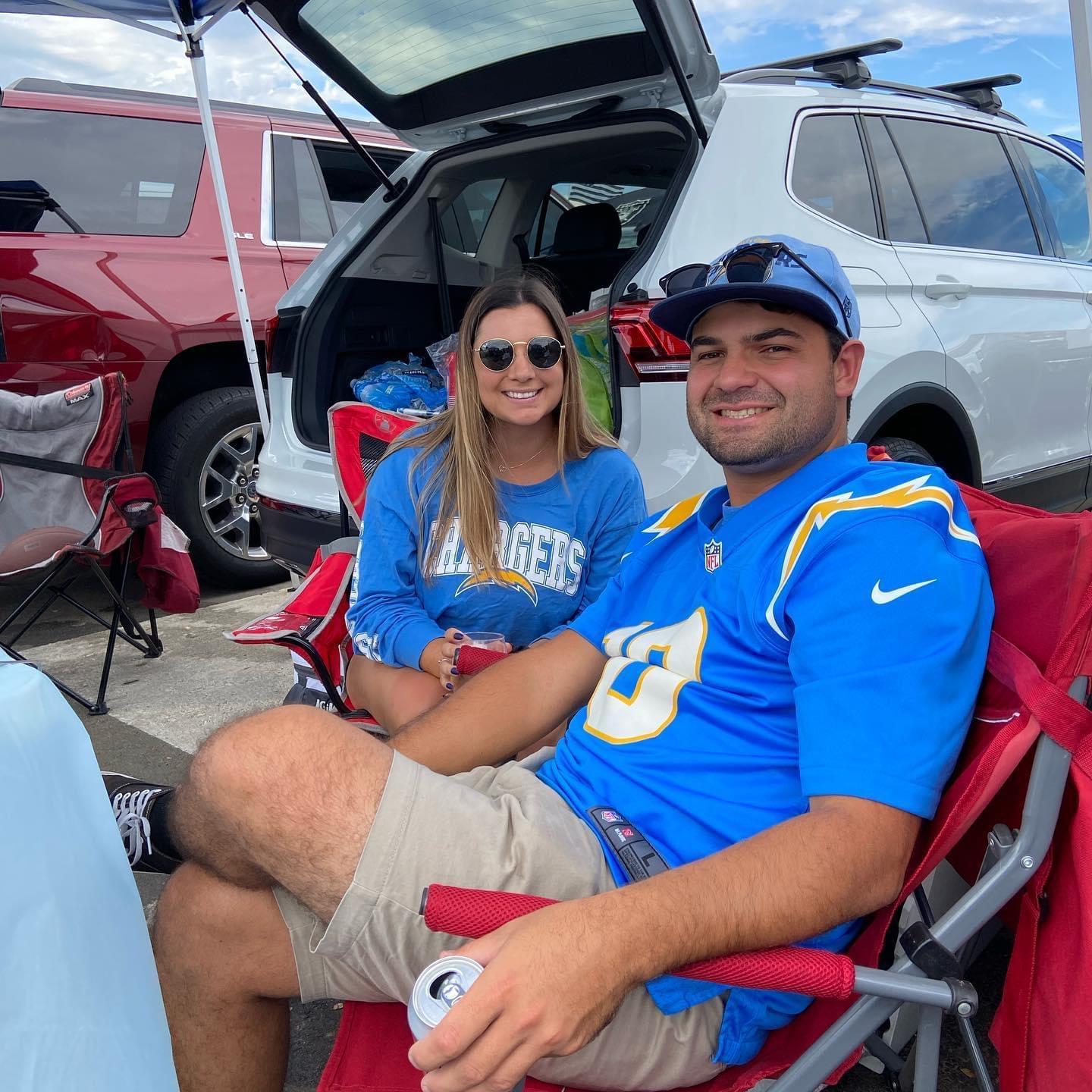 Another Chargers tailgate...Bolt Up