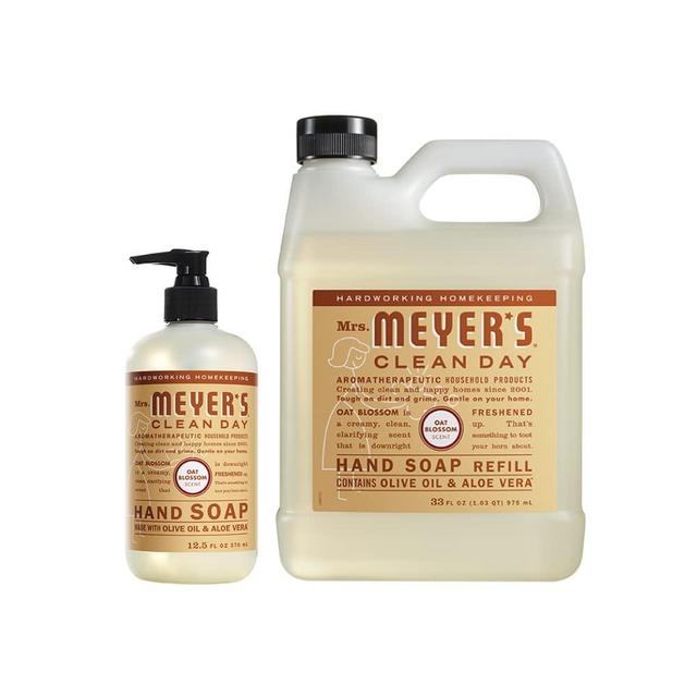 Mrs. MEYER'S Liquid Hand Soap Variety, 1 Oat Blossom, 1 Oat Blossom Hand Soap, 1 CT