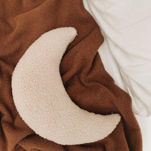 Sherpa Moon Pillow