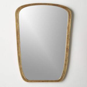 Ponder Modern Small Brass Mirror 23.5"x32.75"| CB2