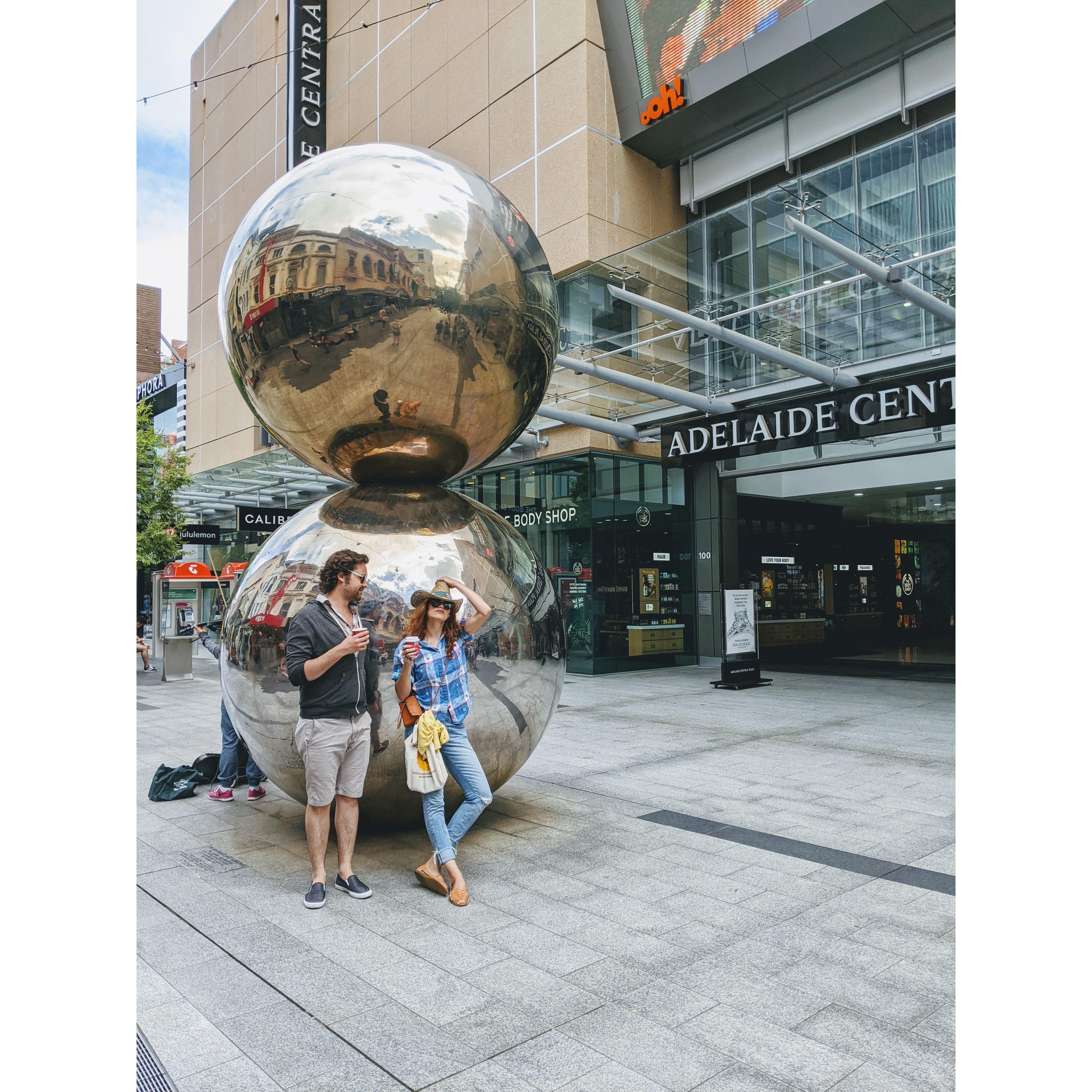 In Adelaide (Oz), with a Chicago-Bean knock-off, 2020