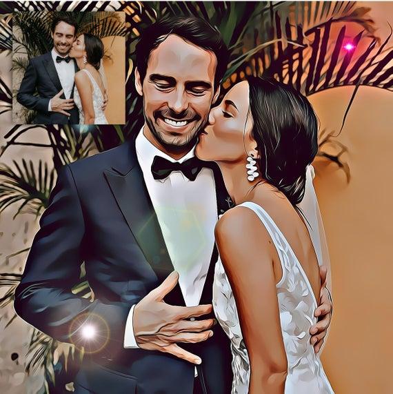 Wedding Portrait from photo, portrait from photo,artistic photo, couple art from photo, family portrait from photo, kids art from photo