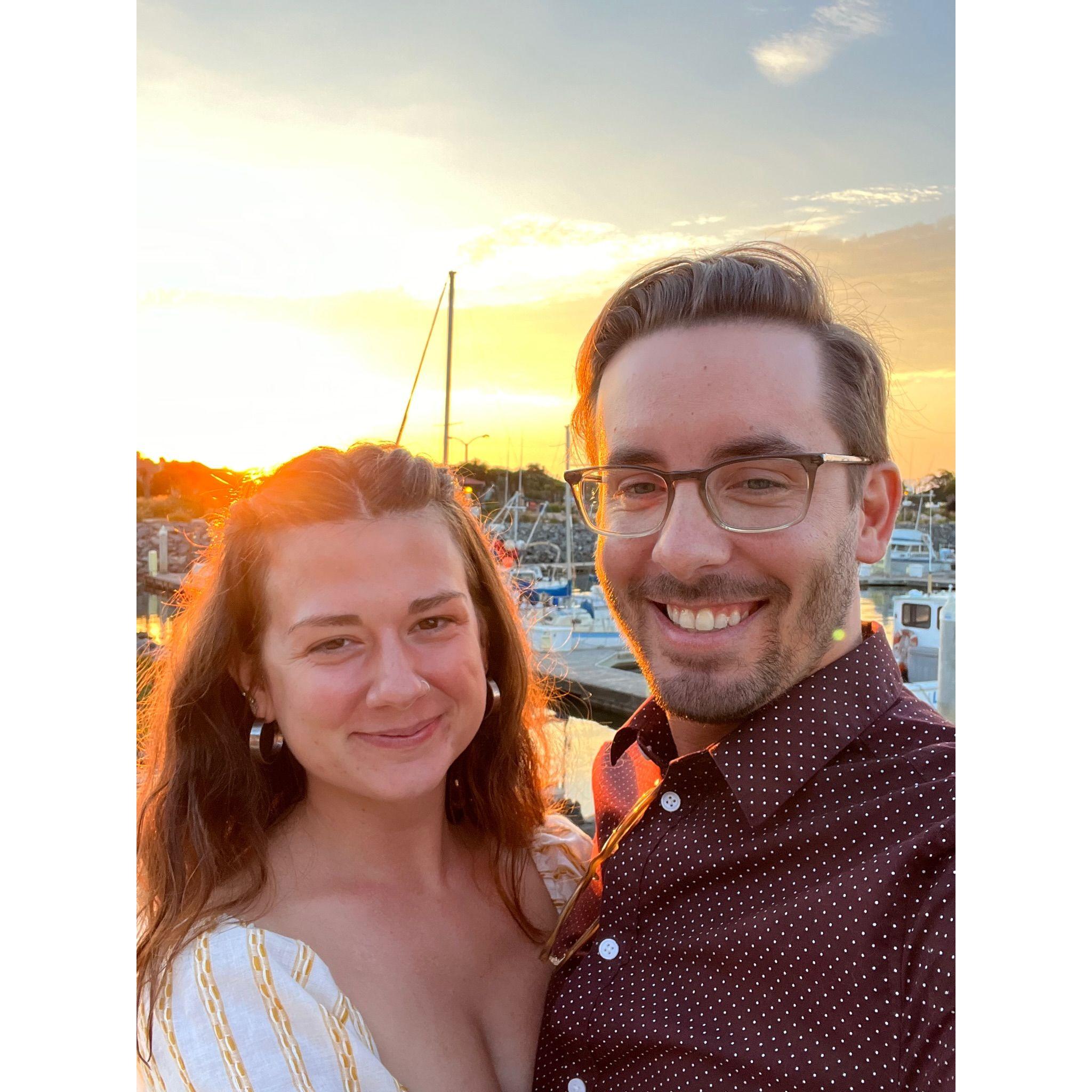 Beautiful dinner at Sunset in Ventura!