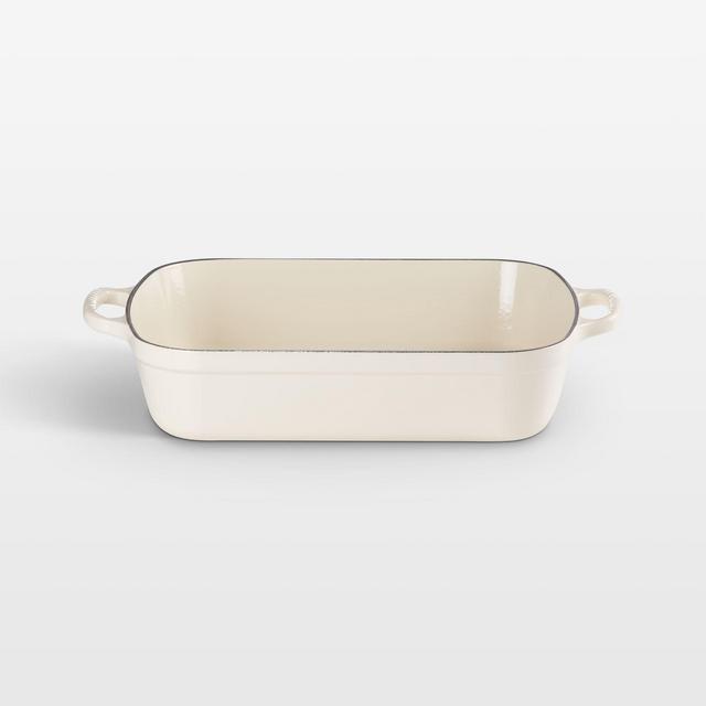Le Creuset ® Signature 5.25-Qt. Cream Enameled Cast Iron Rectangular Roaster