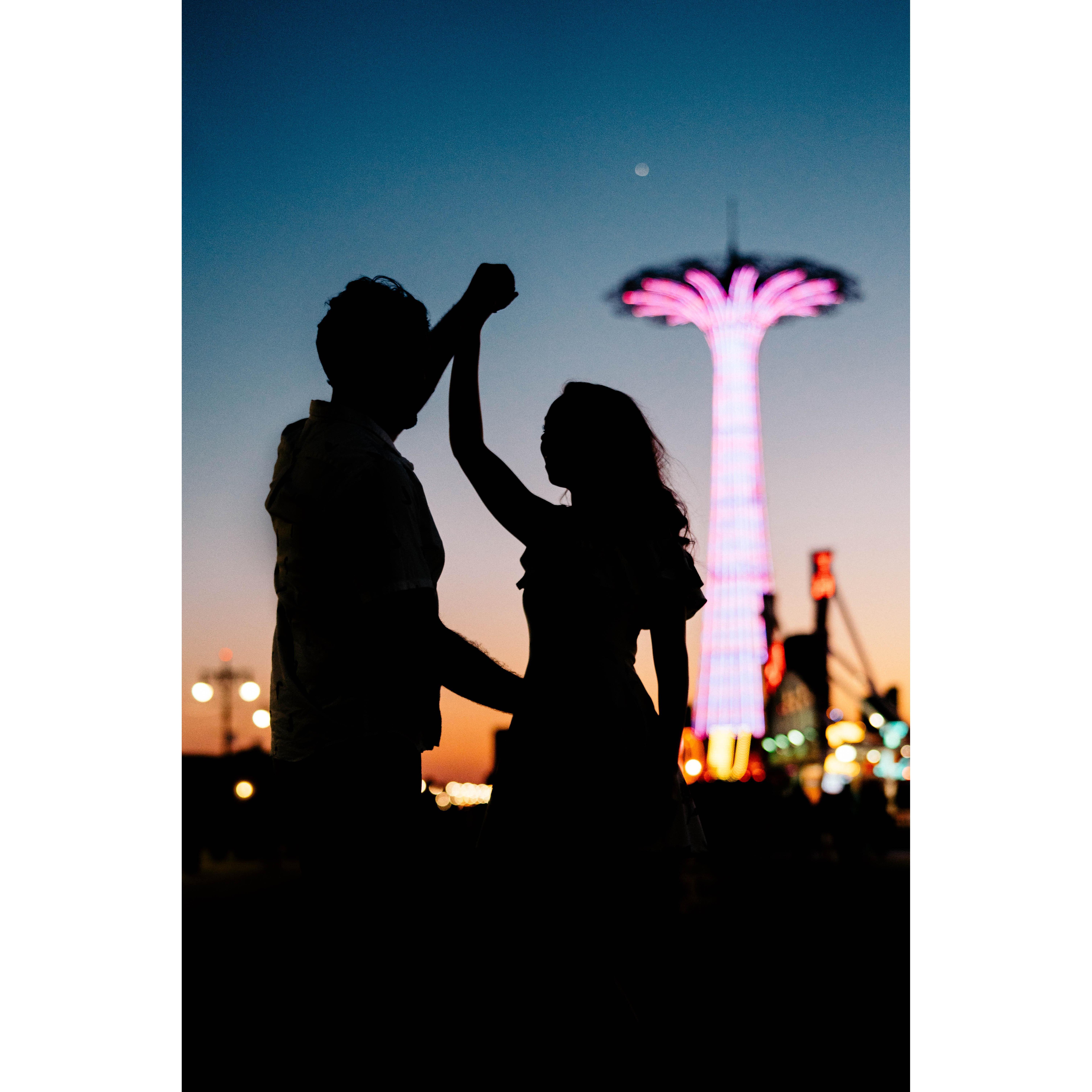 Coney Island dance off.