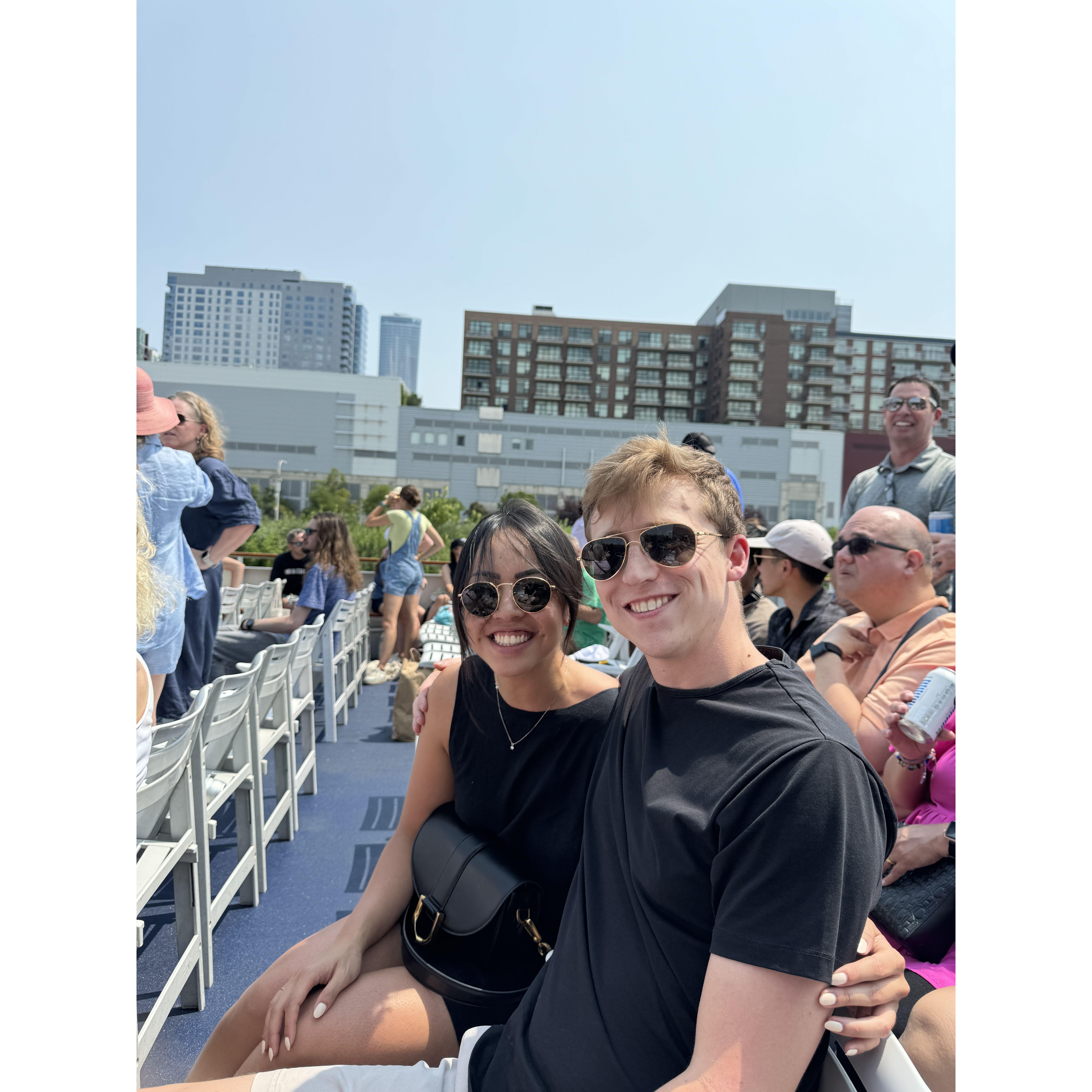 On the Chicago Architecture Boat Tour last summer