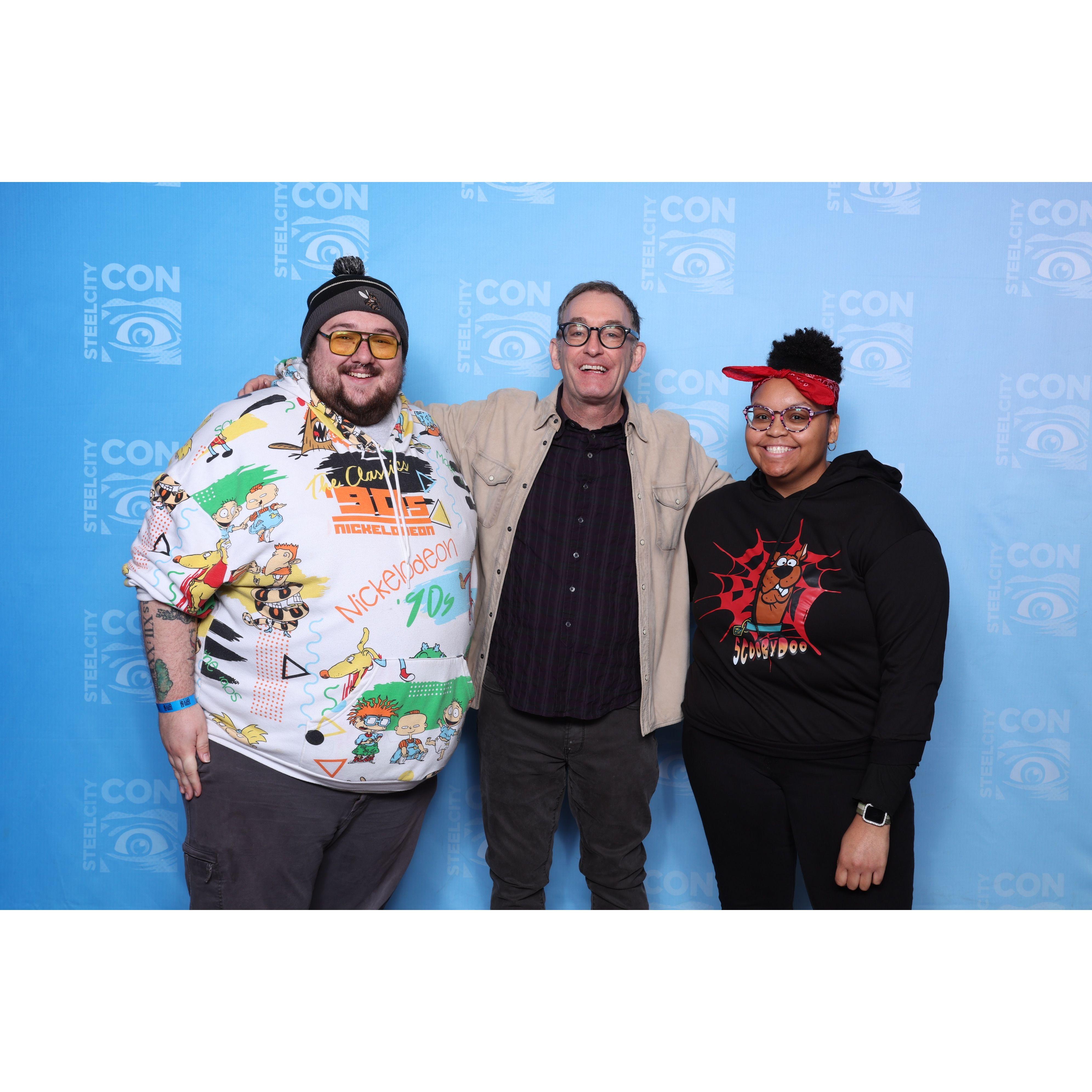 Meeting Tom Kenny for Christmas.