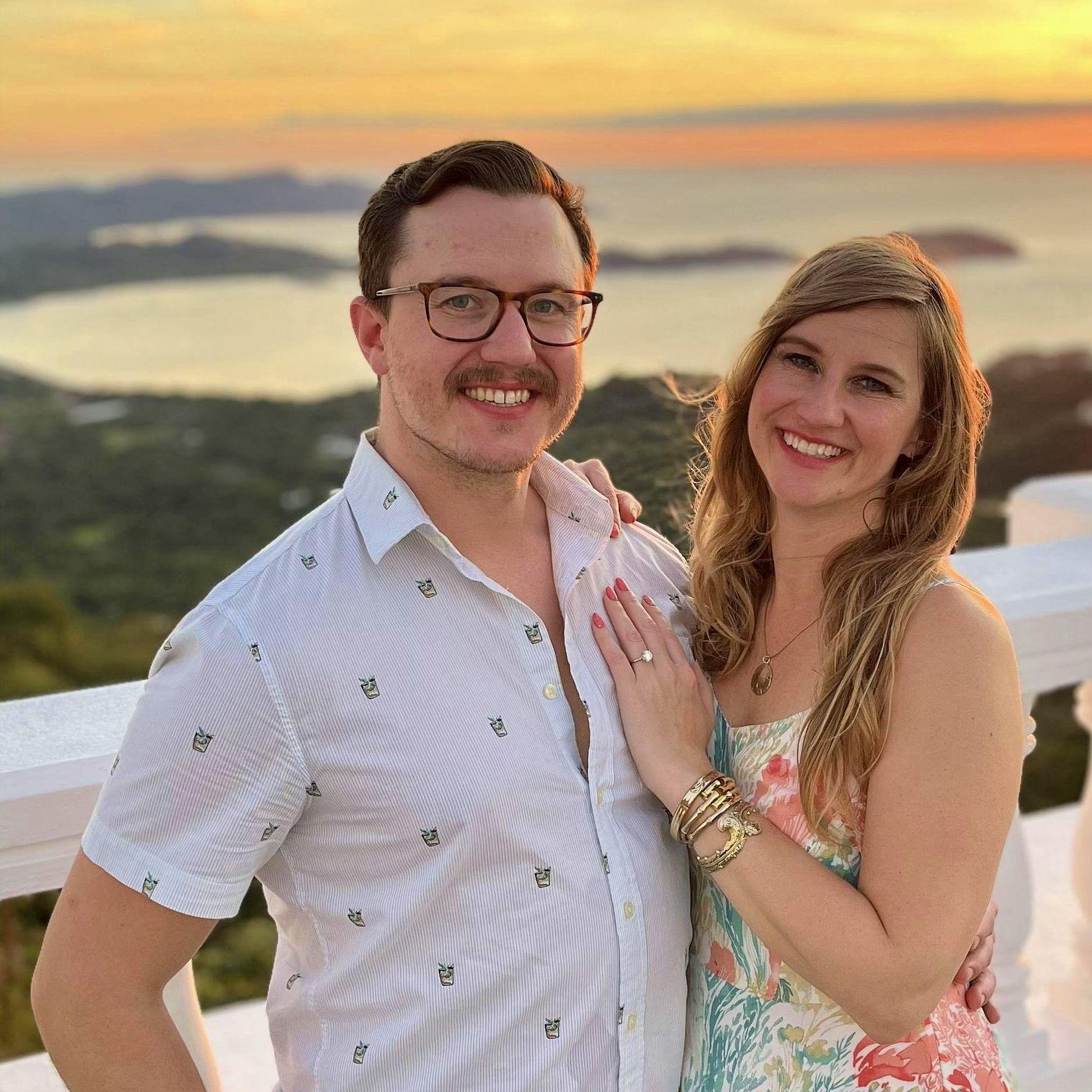 Our engagement at Castillo De Lilo castle in Costa Rica.