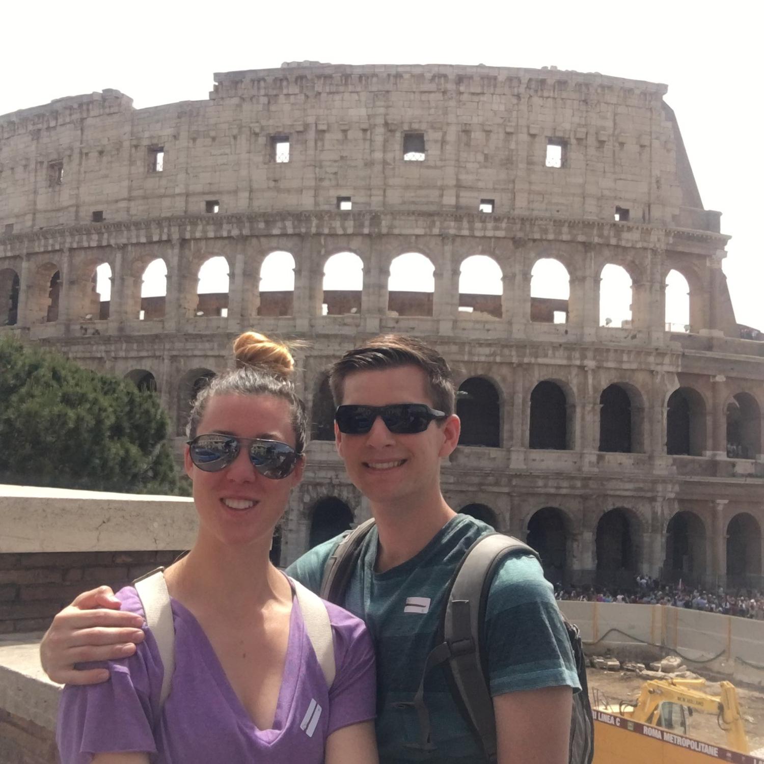 May 12th 2017. Touring the Colosseum in Rome, Italy.