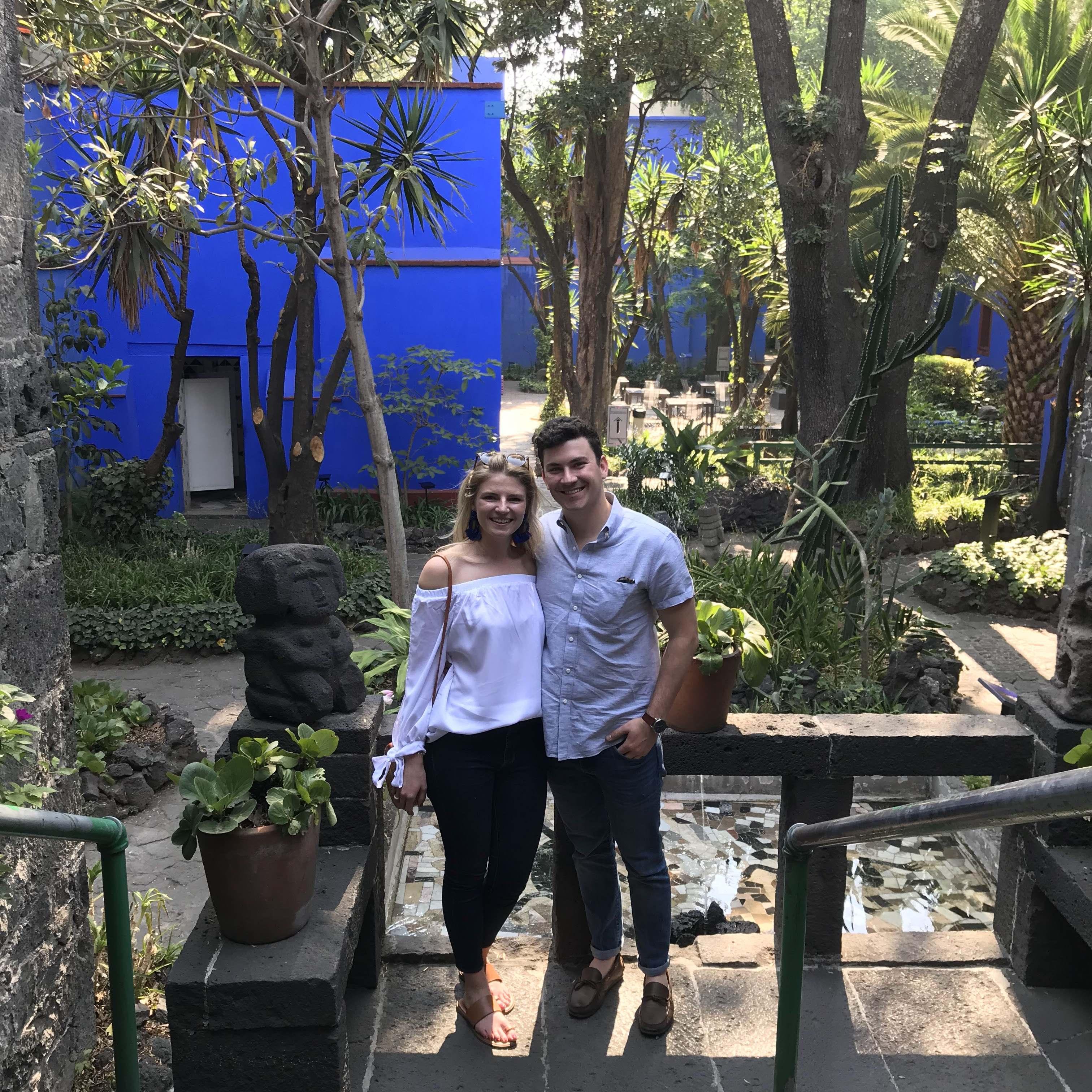 Our first trip together to Mexico City. (Fun fact - where Luke proposed for the first time 😉)