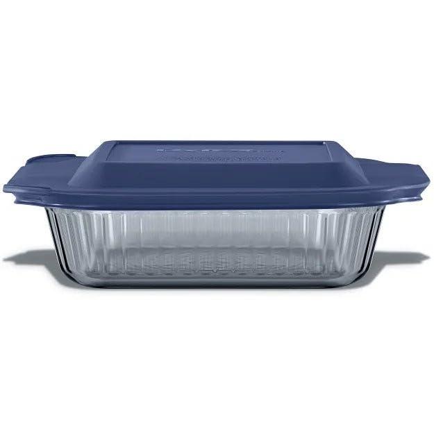 PYREX Square Baking Dish with Lid 8 Cup, 1 EA