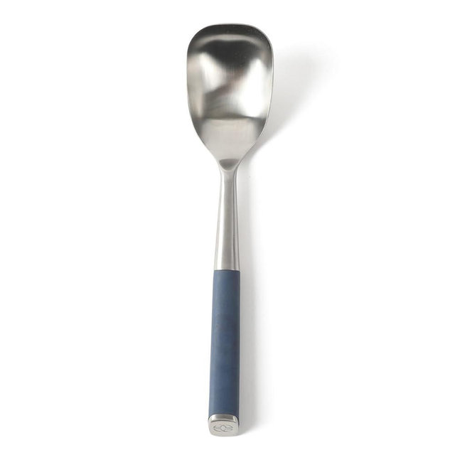 Calphalon Edge Stainless Steel Kitchen Spoon - Navy Blue