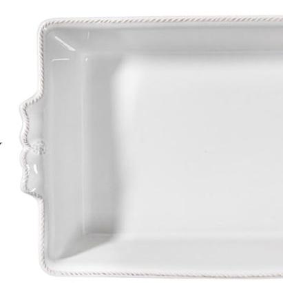 Juliska Berry & Thread Rectangular Baker (Whitewash, 13")
