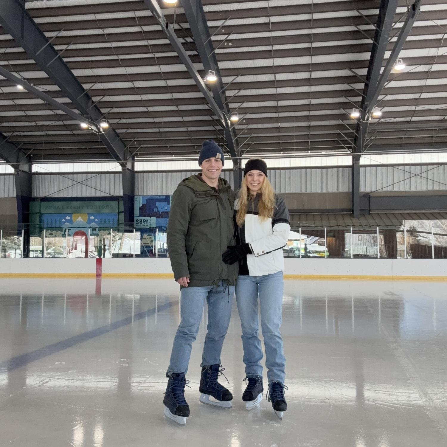Ice skating in Crested Butte, CO