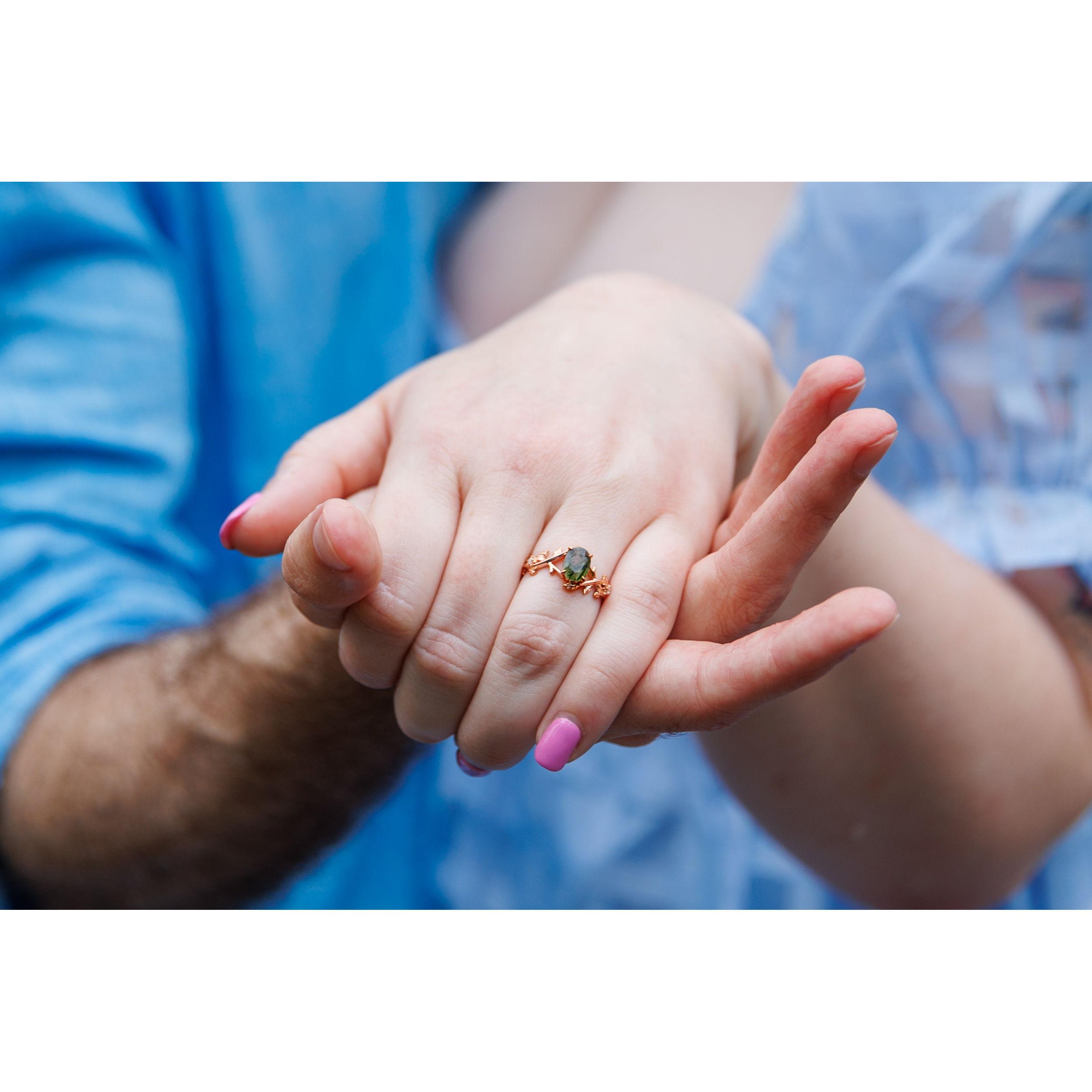 A ring forged by elves and blessed by a wizard, truly a ring for a princess