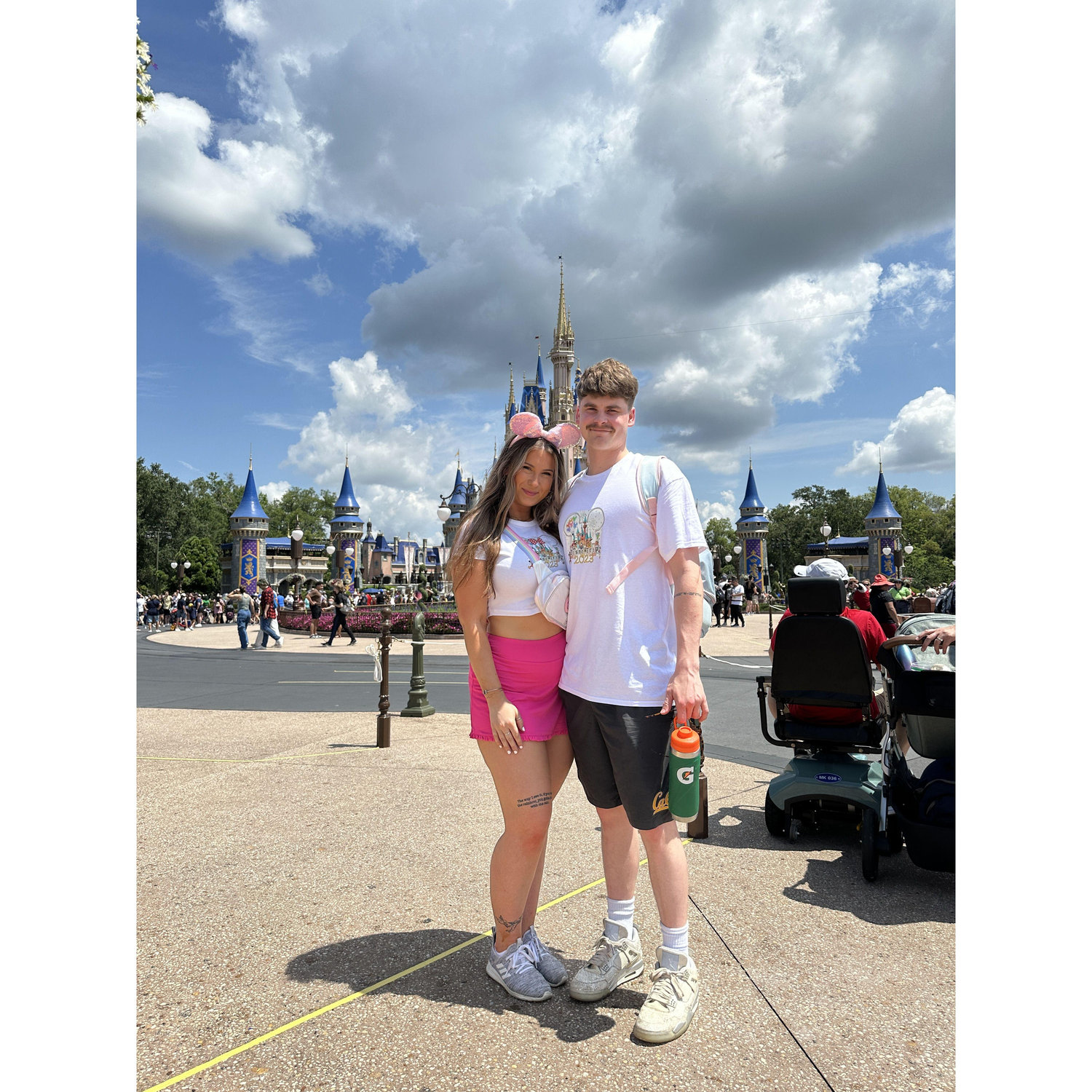 Our first Disneyworld trip together.