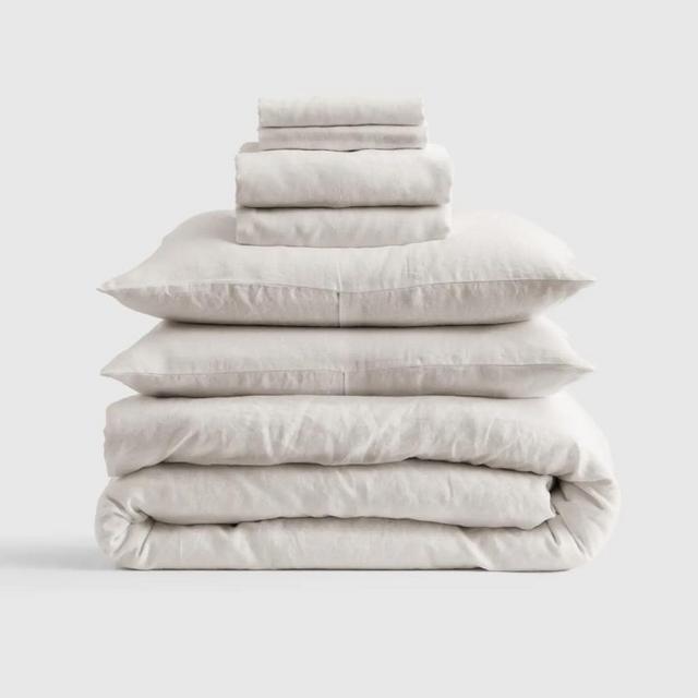 Deluxe Linen Duvet Bundle King Color SAND | Quince