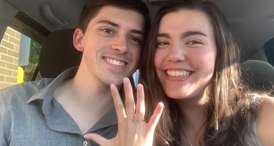 WE'RE ENGAGED!!!! the smiles say it all
