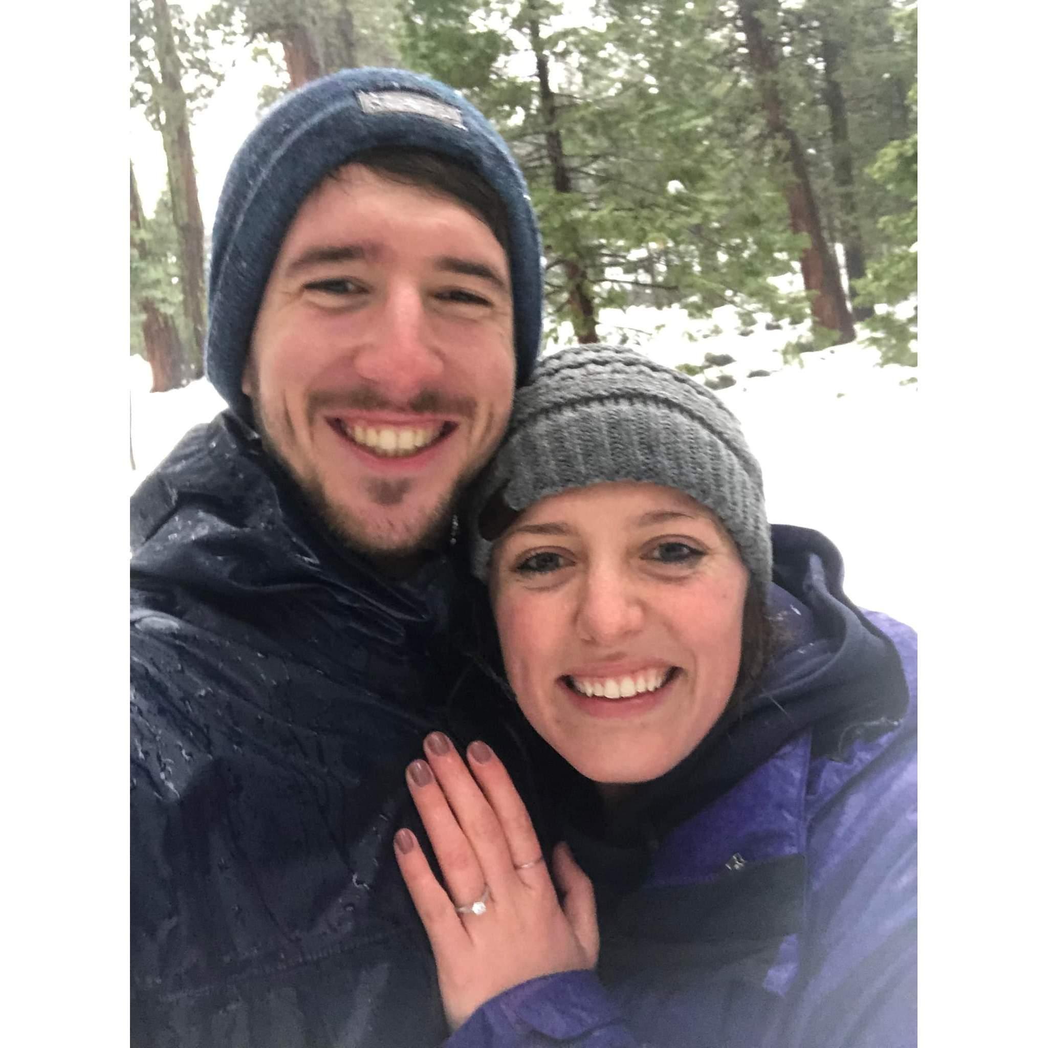 She said YES!