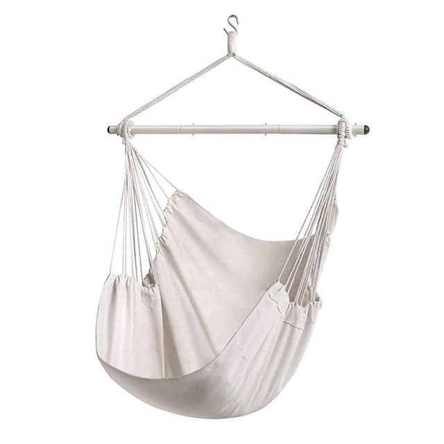 ADVOKAIR Hammock Chair Swing Hanging Chair Hanging Rope Swing－Ｍax 500 Lbs-Best Hanging Seat for Indoor Outdoor