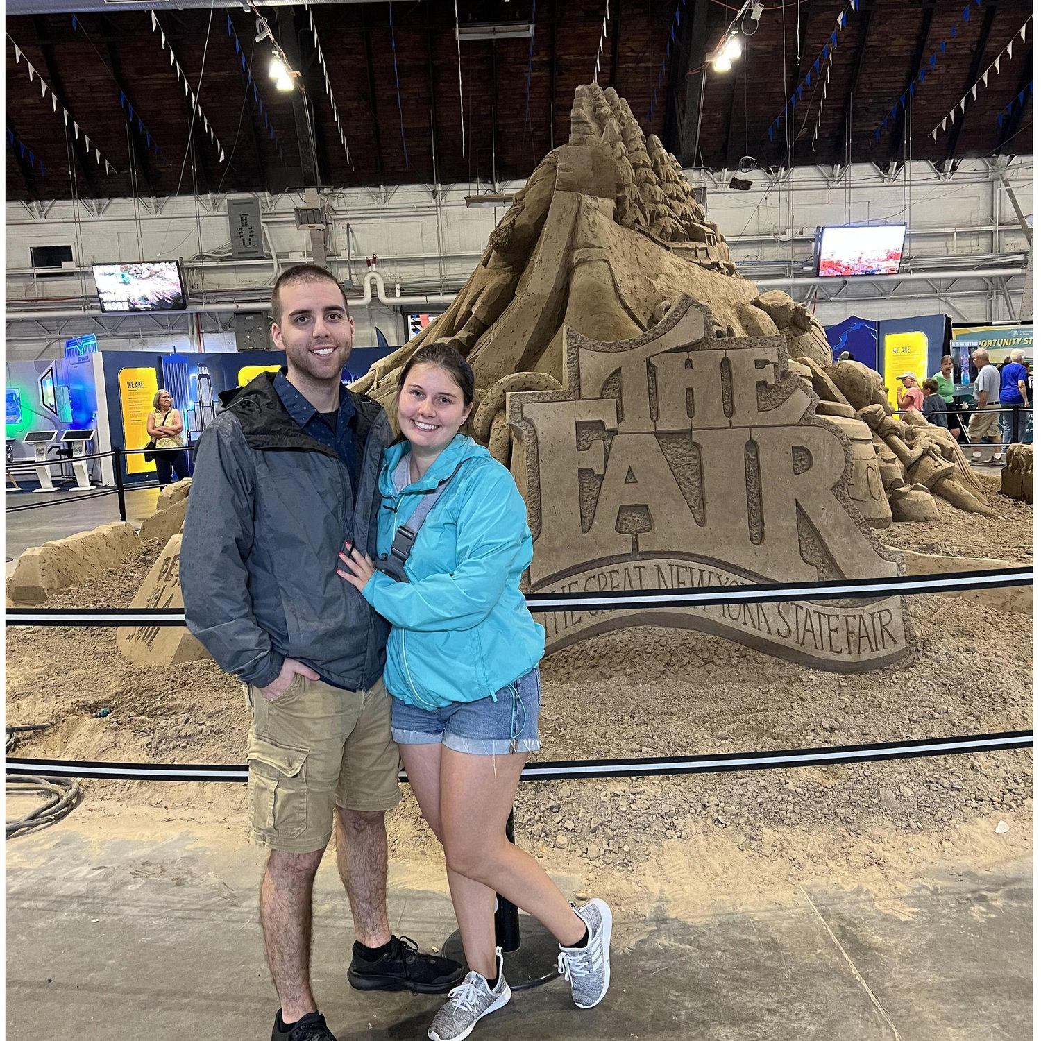 The New York State Fair sand sculpture. August 2023