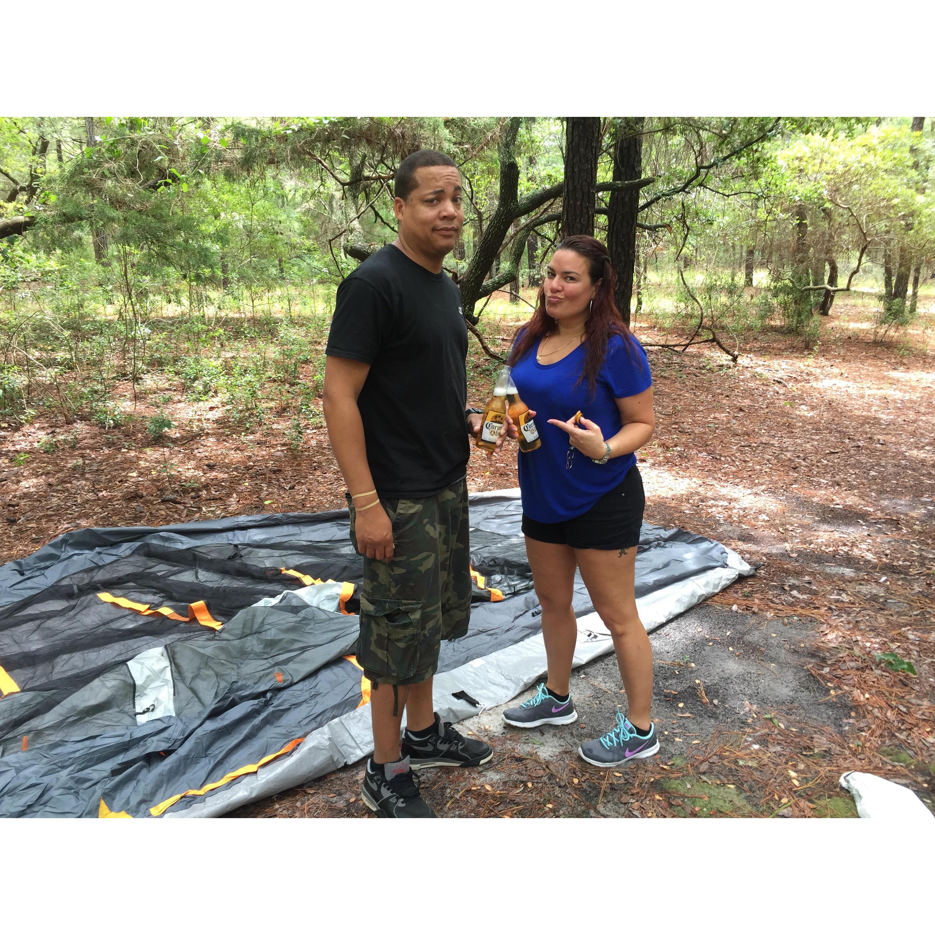 Our First Time Camping- We Got This!