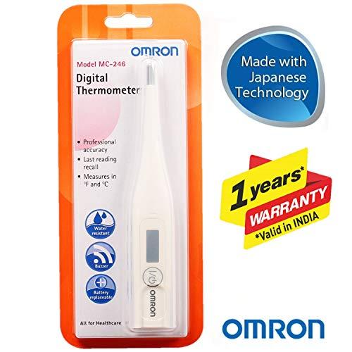 Omron MC-246 (MC246) 60 Second Digital Rigid Thermometer