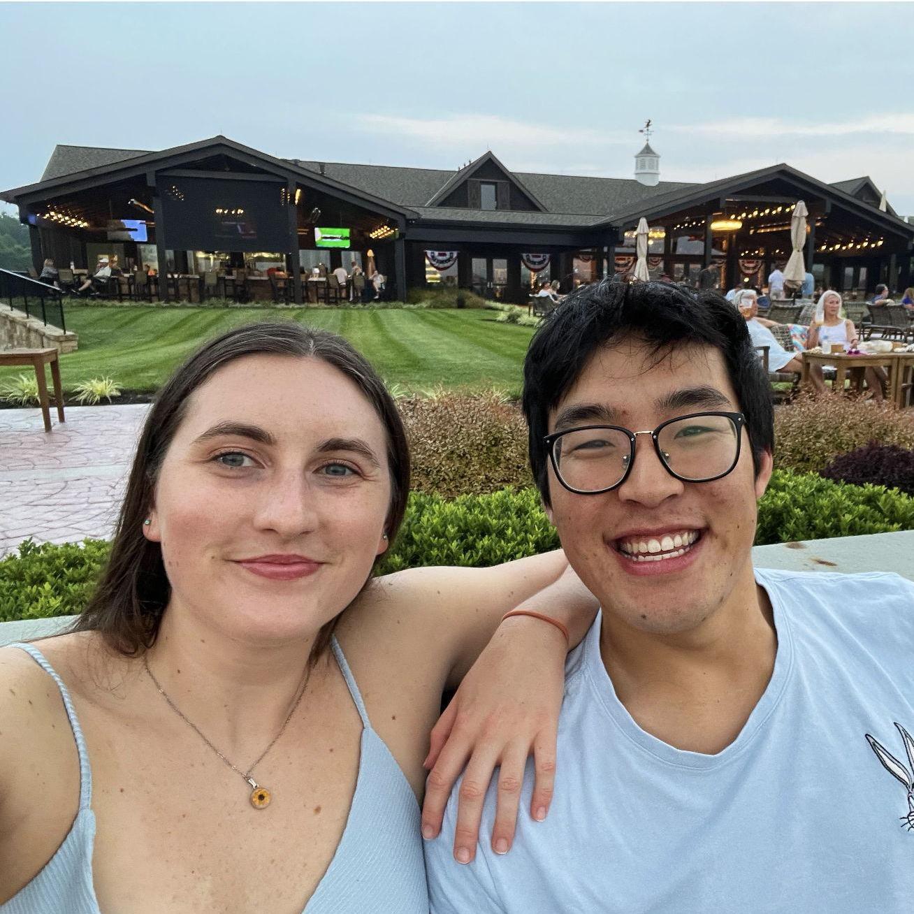 Syd and Con in Charlottesville