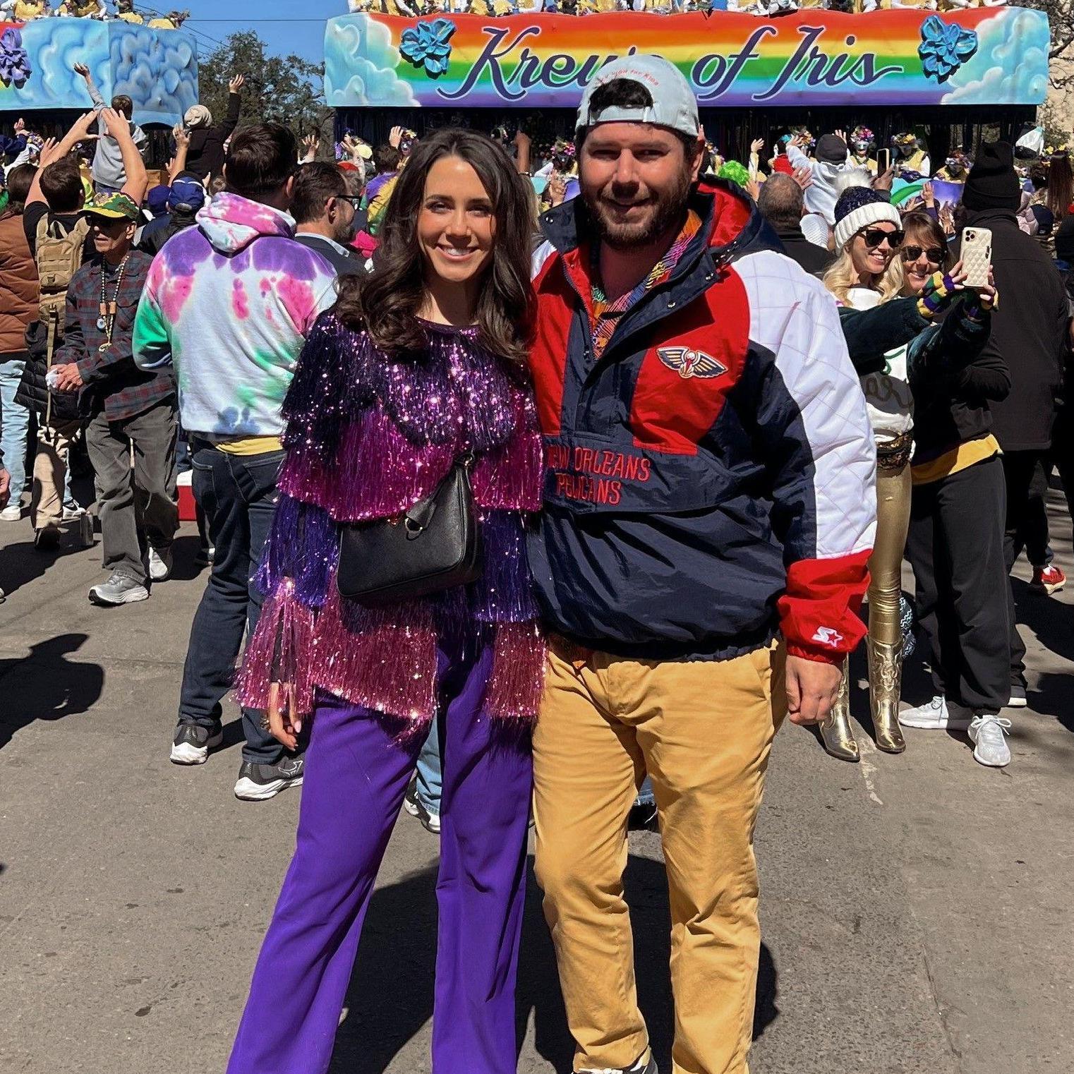 Erica's first Mardi Gras in 2023