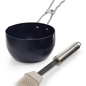 Martha Stewart Collection - Nonstick Sauce Pot with Silicone Basting Brush, Created for Macy's