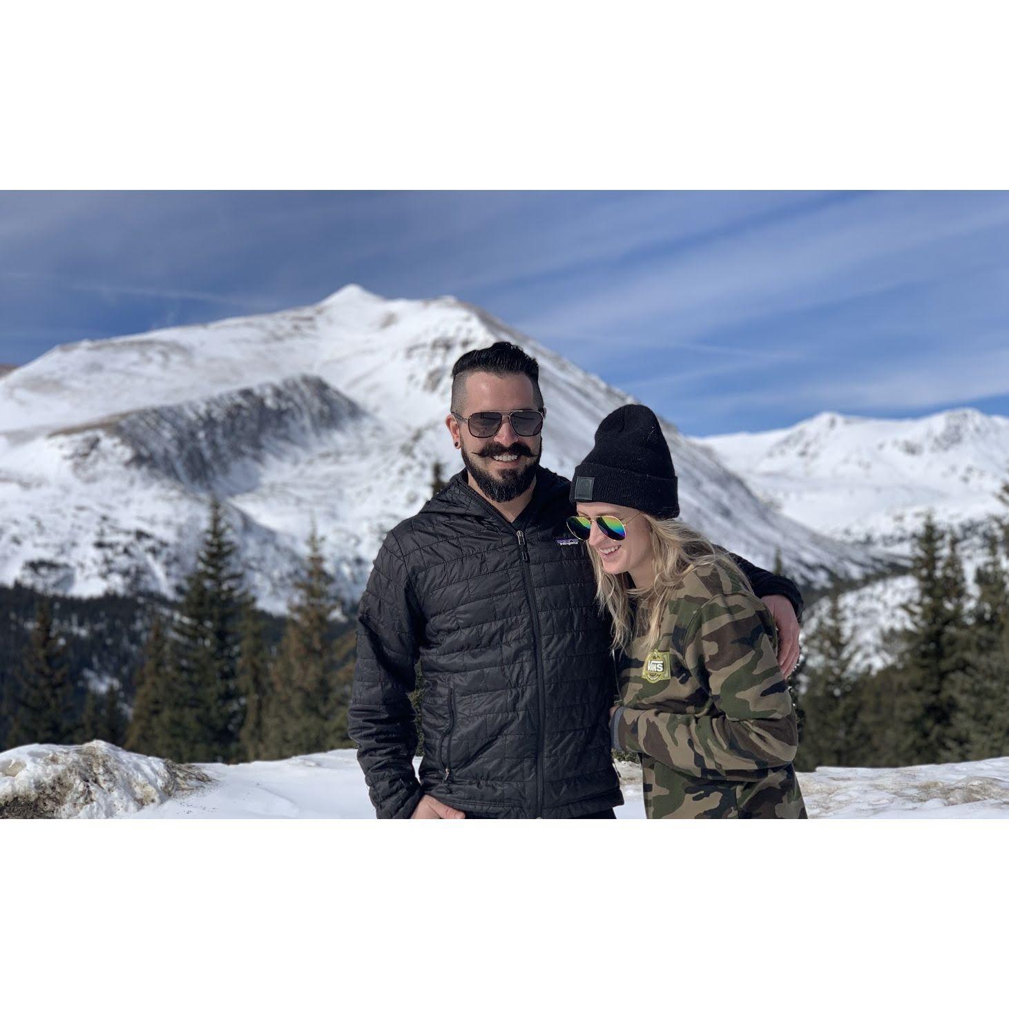 Hosier Pass - had to stop and get some pics before snowboarding.