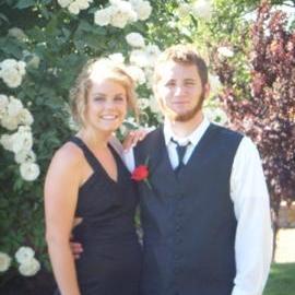 At our high school senior ball - 2008