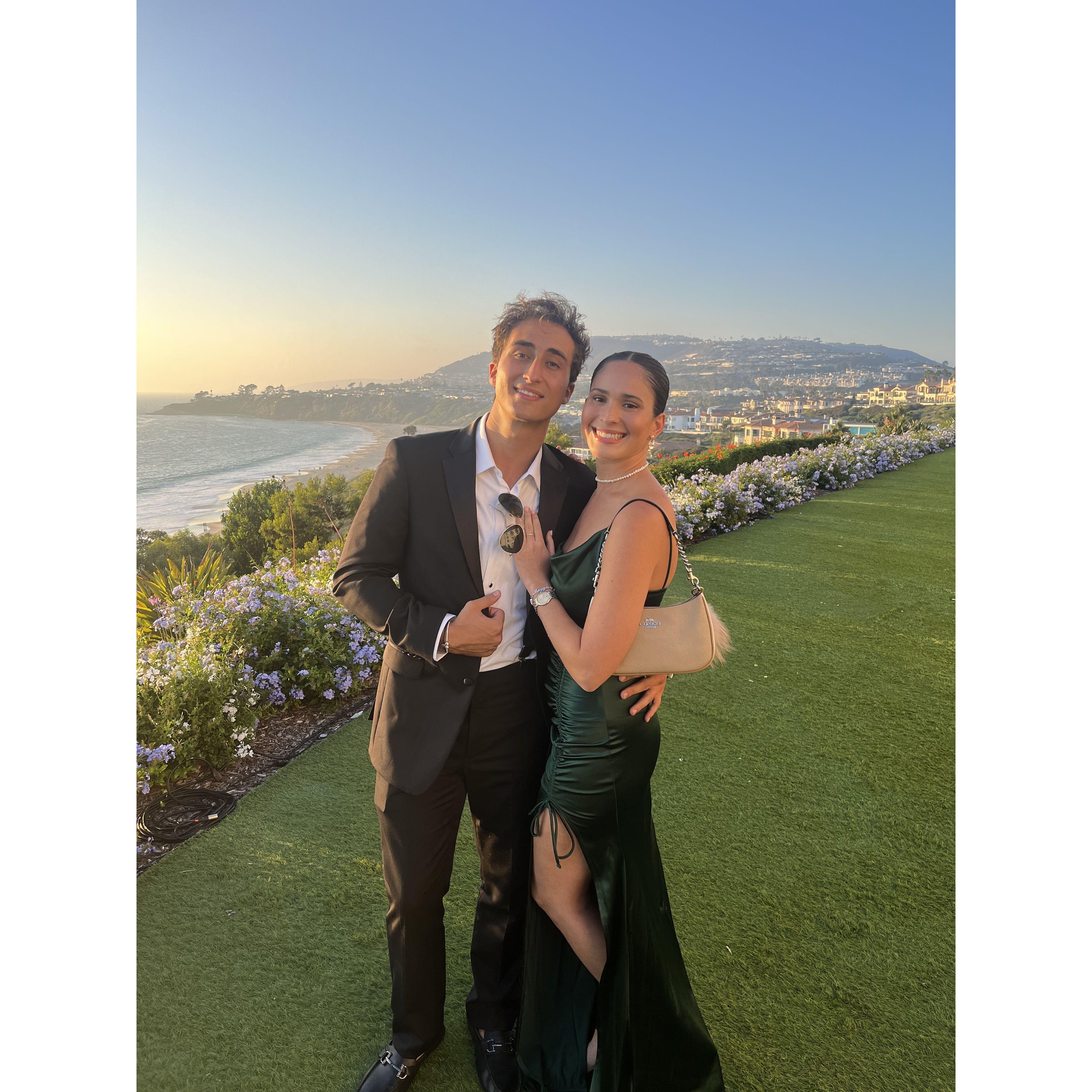 Got dressed up for our first Gala in Dana Point.