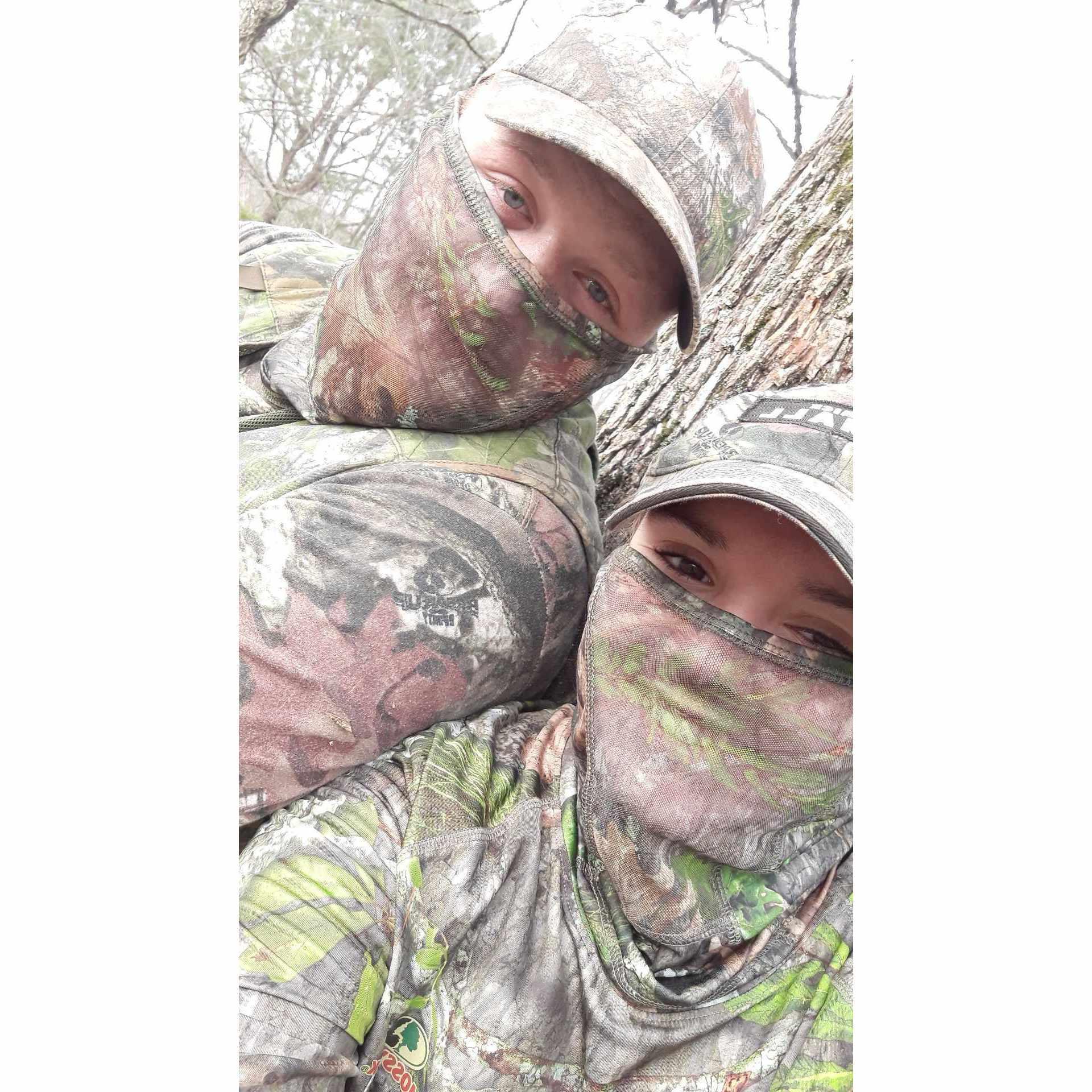 Bethany's first time turkey hunting
