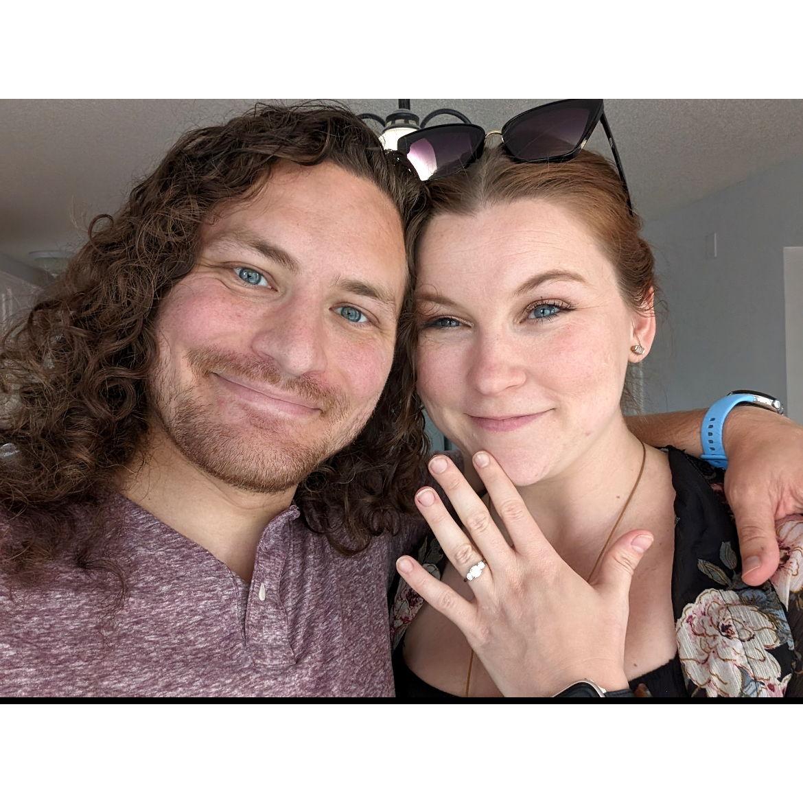 Just engaged!