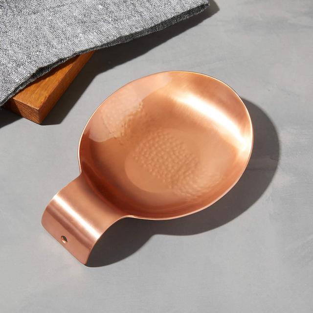 Textured Copper Spoon Rest