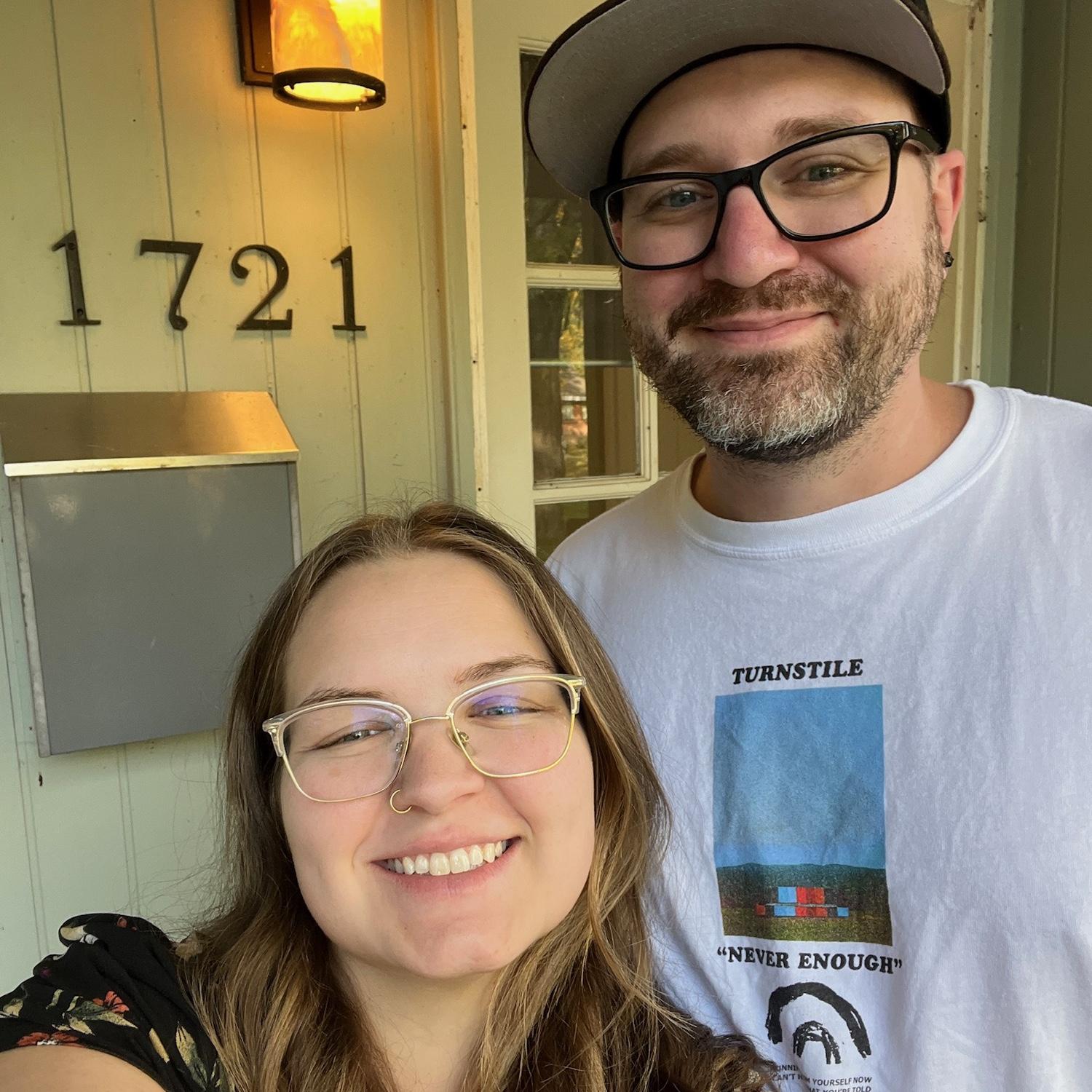 The day we got the keys to our first home together