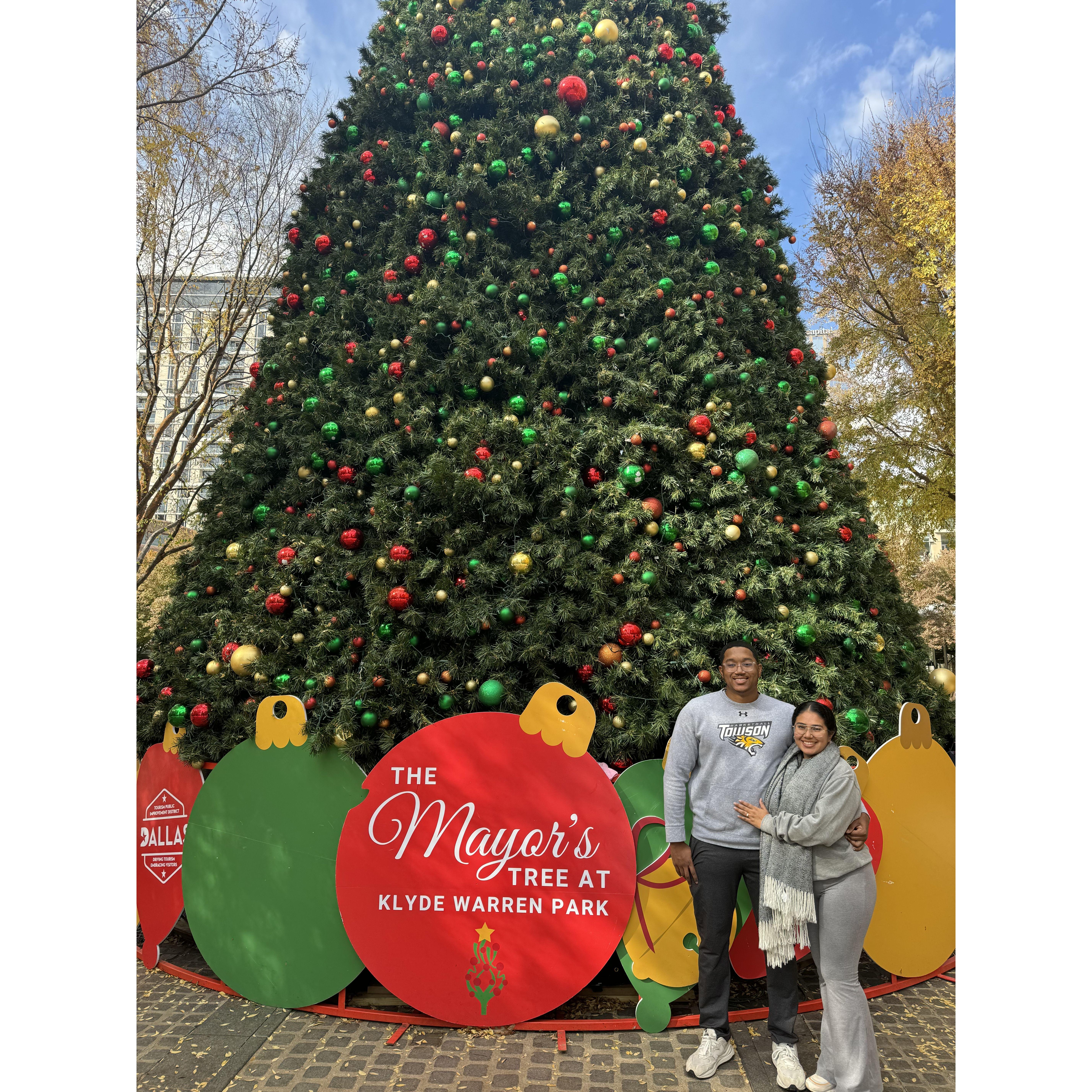 Our First Christmas Together in Dallas! - Dallas, TX, December 2023.